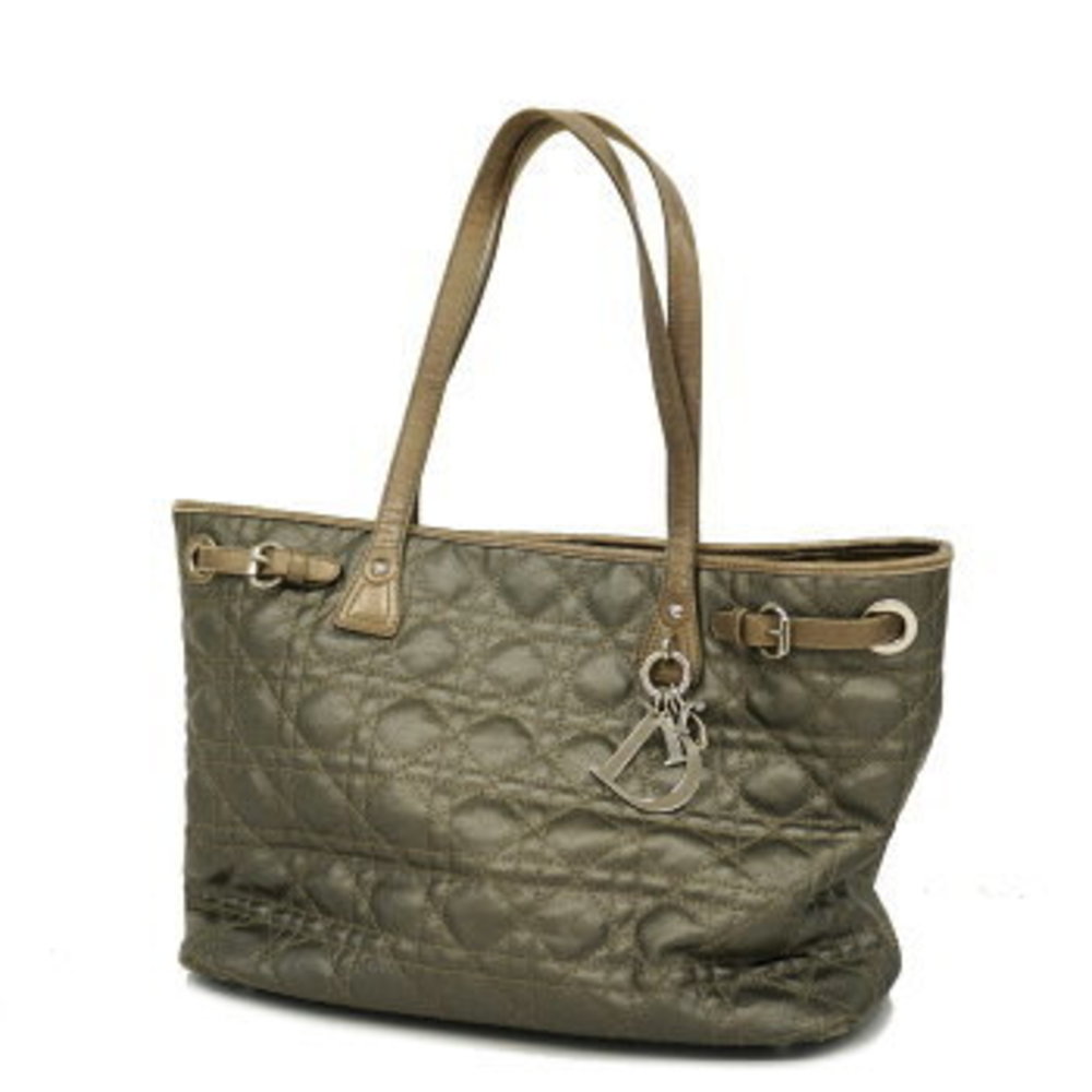 Christian Dior Cannage Coated Canvas Tote Bag